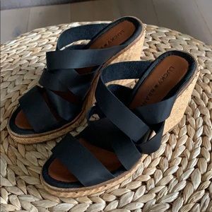 Lucky Brand wedge sandals
